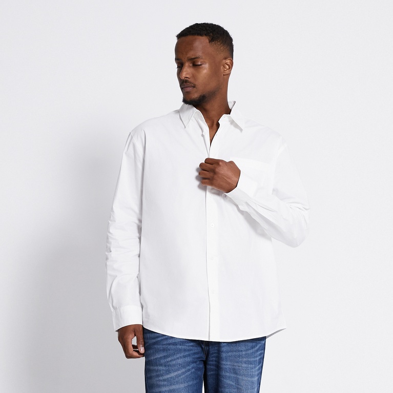 Boxy shirt "Richard" Off white